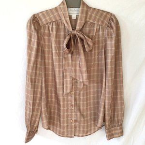 Mare Mare for Anthropologie Bow Front Blouse Sz
